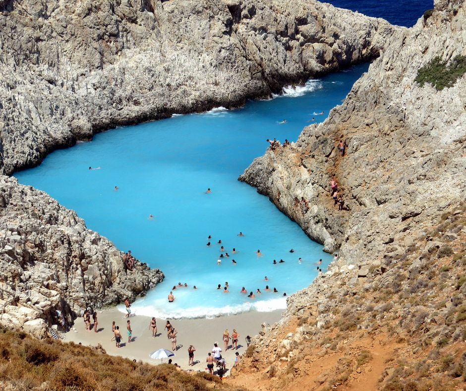 A hidden cove carved by nature, wild and breathtaking — adventure meets beauty.